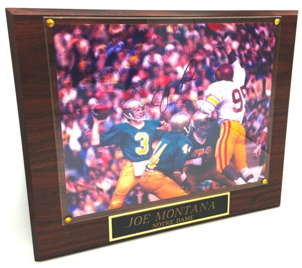 1994 Notre Dame Auto Joe Montana QB #3 (3)