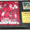 1997 Chicago Bulls Photo & Card Plaque (5)