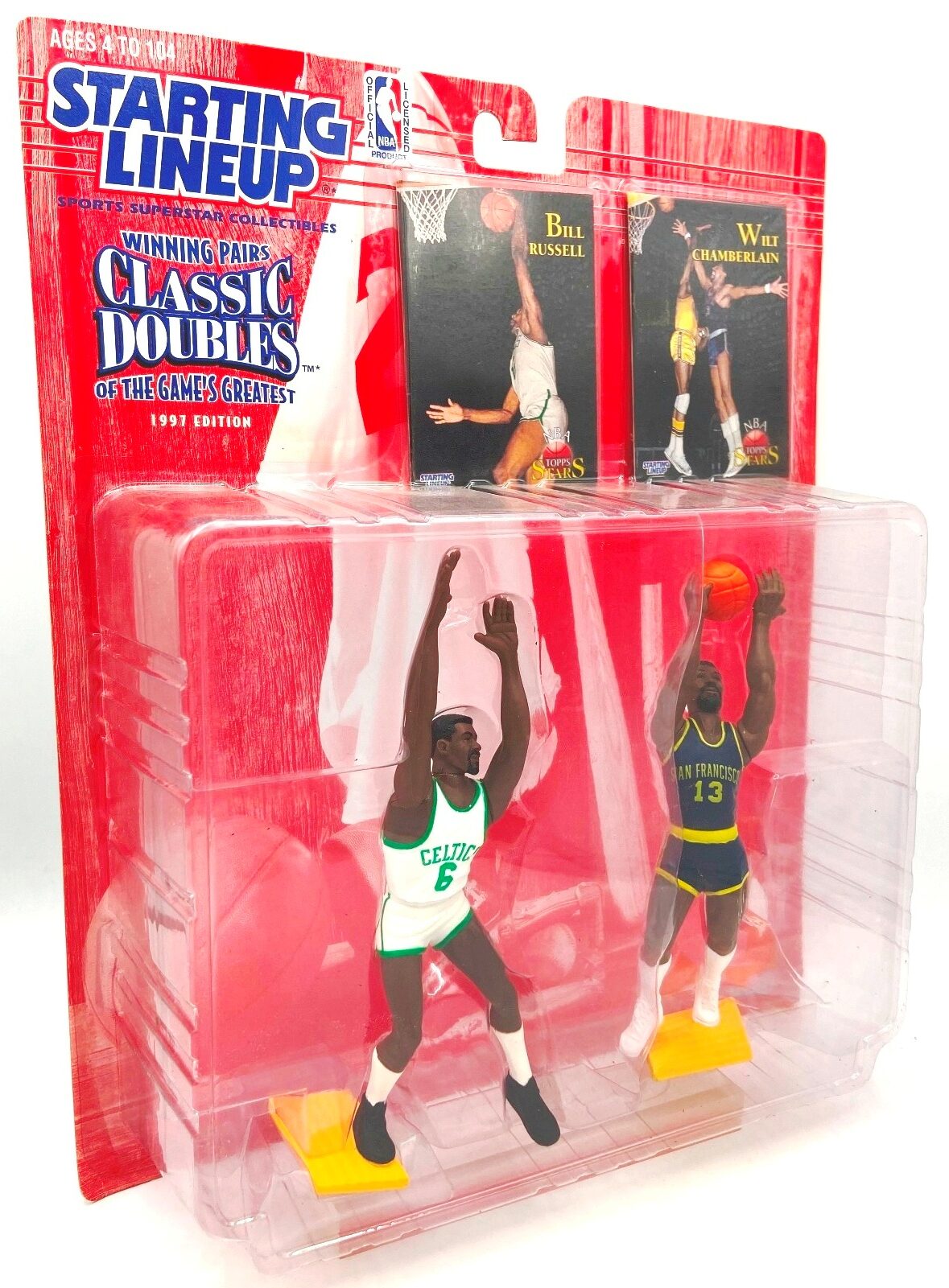 Vintage 1997 SLU Winning Pair Bill Russell & Wilt Chamberlain