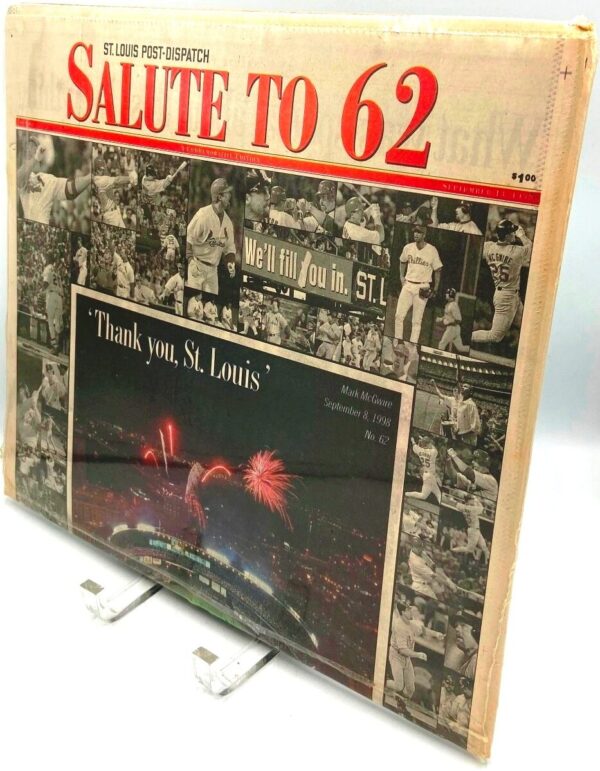 1998 St. Louis Post Mark McGwire (5)