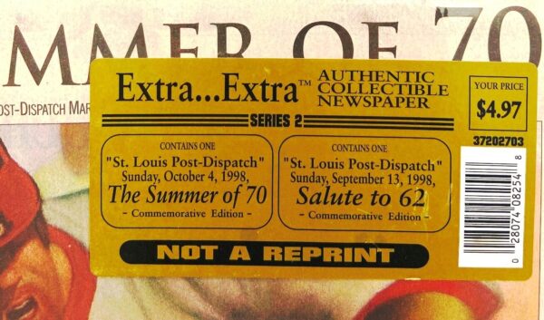 1998 St. Louis Post Mark McGwire (9)