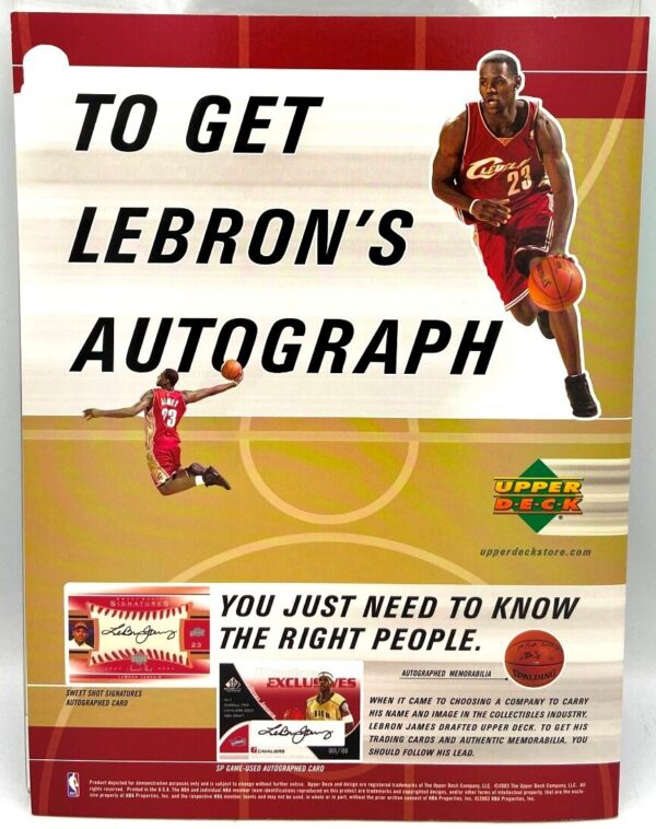 2003 Upper Deck Sports LeBron James (12)