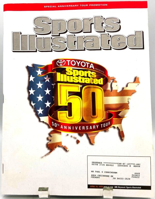 Vintage 2004 Sports Illustrated Special 50th Anniversary Tour (1954-2004) "The Pictures" April 26, 2004 Double Issue Cover (Features: "The Pictures-50 Years Of SI Photography" & "Best Of The '90s") Sports Illustrated "Rare-Vintage" (2004)