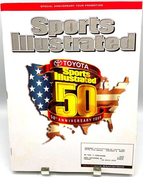 Vintage 2004 Sports Illustrated Special 50th Anniversary Tour (1954-2004) "The Pictures" April 26, 2004 Double Issue Cover (Features: "The Pictures-50 Years Of SI Photography" & "Best Of The '90s") Sports Illustrated "Rare-Vintage" (2004)