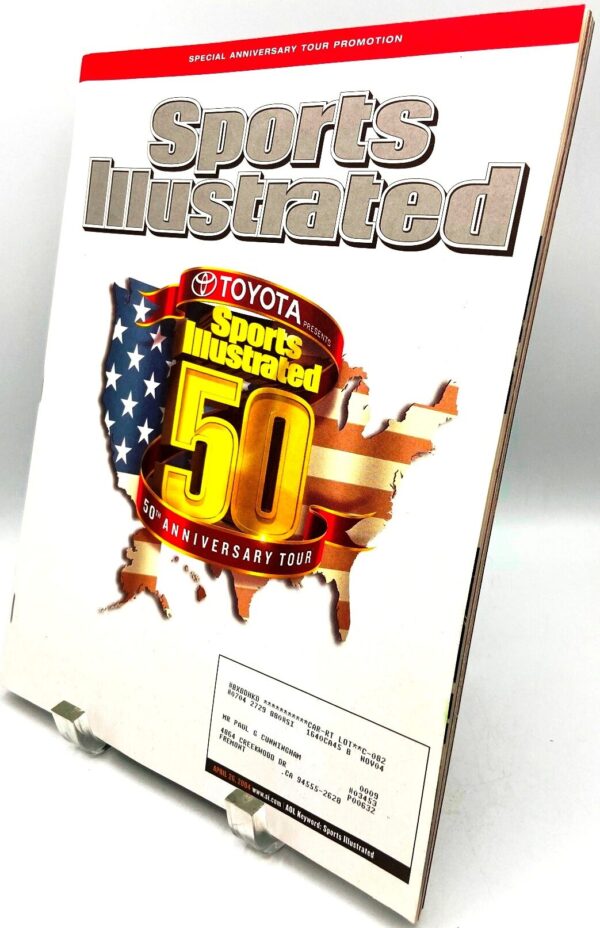 Vintage 2004 Sports Illustrated Special 50th Anniversary Tour (1954-2004) "The Pictures" April 26, 2004 Double Issue Cover (Features: "The Pictures-50 Years Of SI Photography" & "Best Of The '90s") Sports Illustrated "Rare-Vintage" (2004)