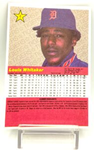 1984 Donruss Louis Whitaker Card #4 (2)