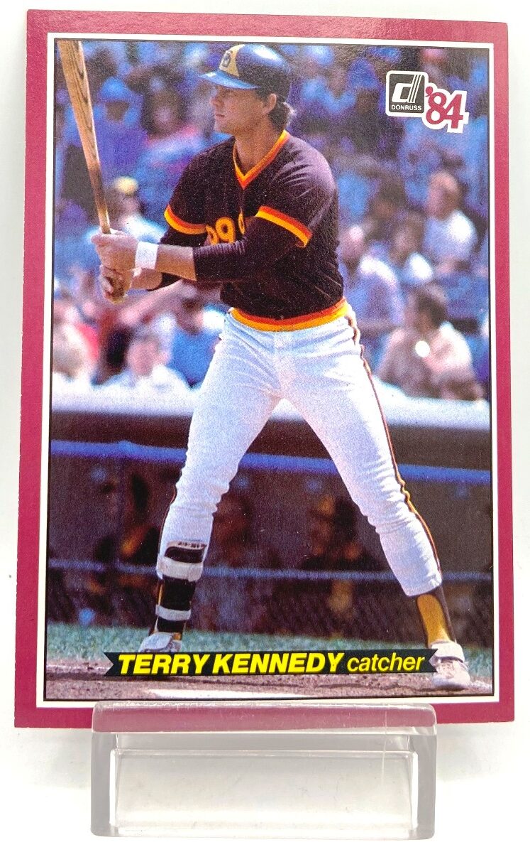 Vintage 1984 Donruss MLB Action All Stars Terry Kennedy Card 8 ('84