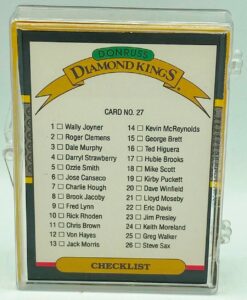 1986 Donruss-Leaf Diamonds Kings (7)