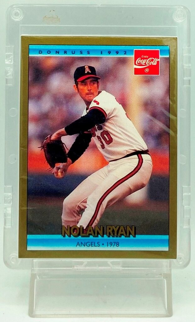 1992 Donruss Coca-Cola NOLAN RYAN 1978 (1)