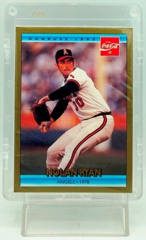 1992 Donruss Coca-Cola NOLAN RYAN 1978 (1)
