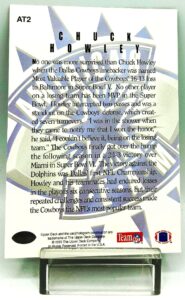 1993 UD NFL Chuck Howley Card AT2 (2)