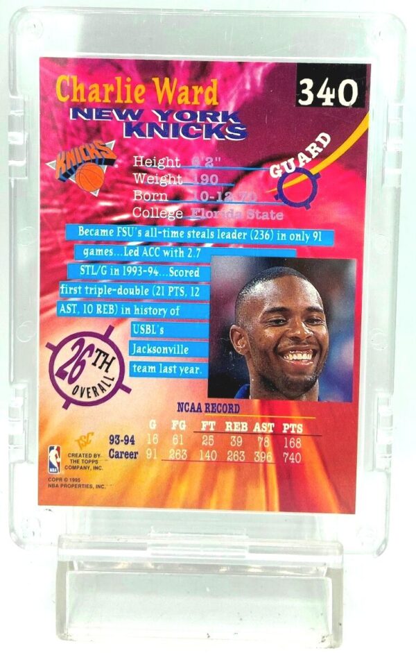 1994 TSC Charlie Ward RC #340 (2)