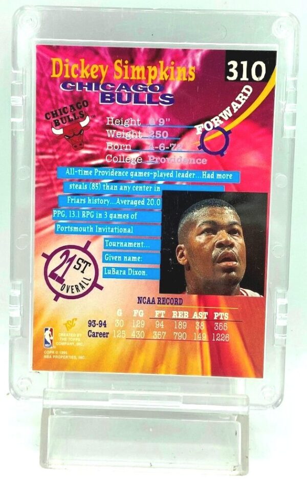 1994 TSC Dickey Simpkins RC #310 (2)