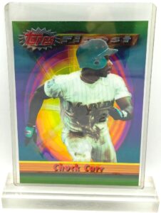 1994 Topps Finest MLB Chuck Carr Card #8 (2)