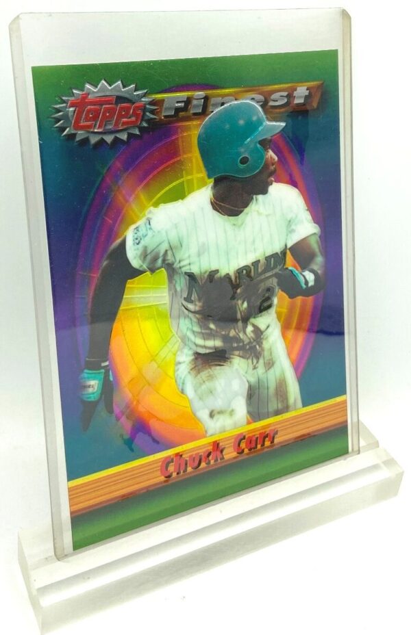 1994 Topps Finest MLB Chuck Carr Card #8 (3)