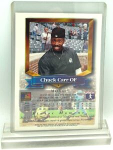 1994 Topps Finest MLB Chuck Carr Card #8 (5)