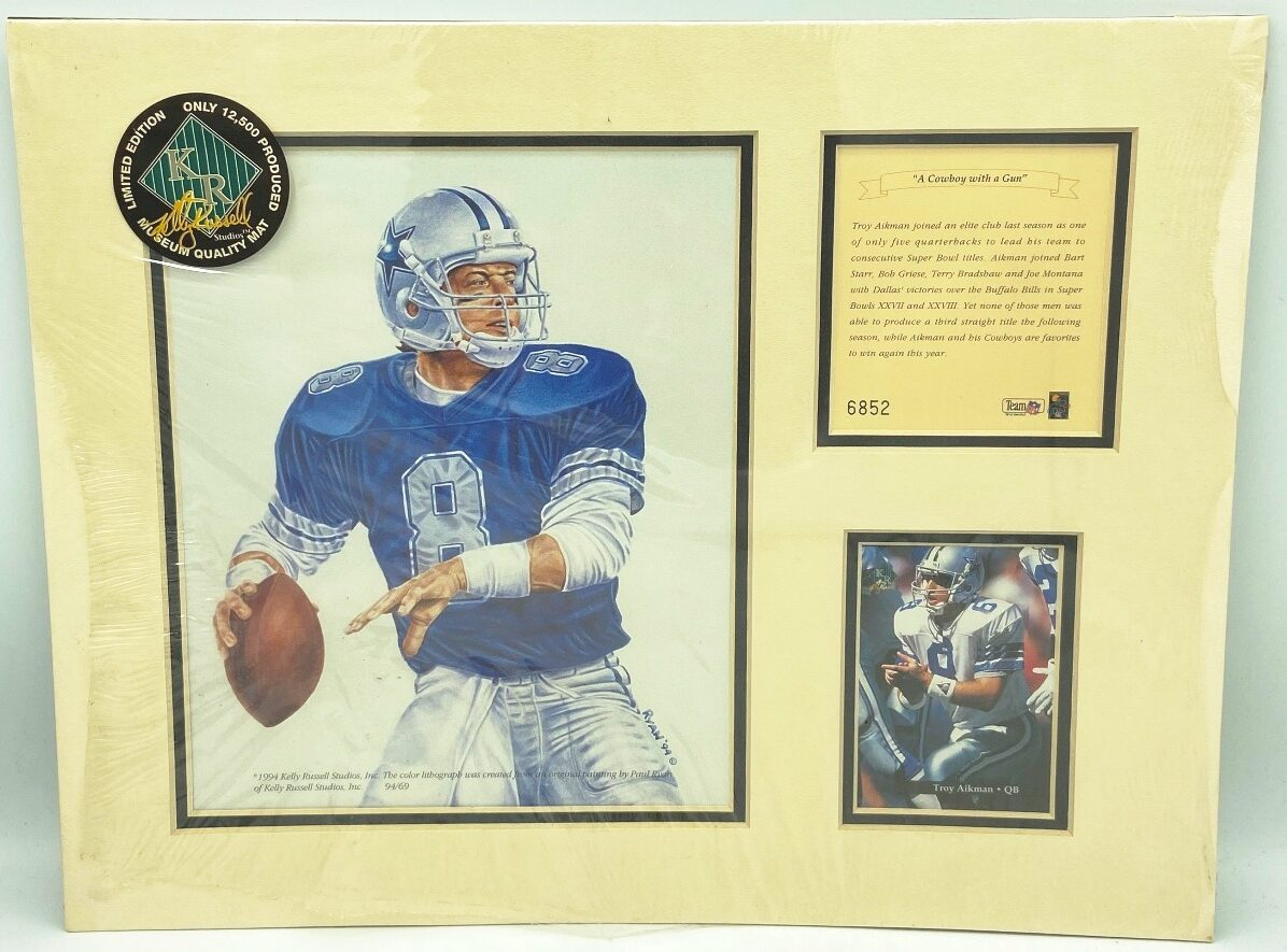 1994 Troy Aikman Legends Lithograph (1)