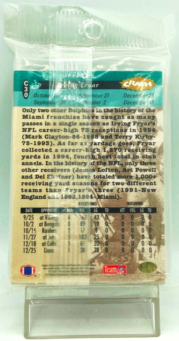 1994 UD Crash The Game NFL Gold Set (2)