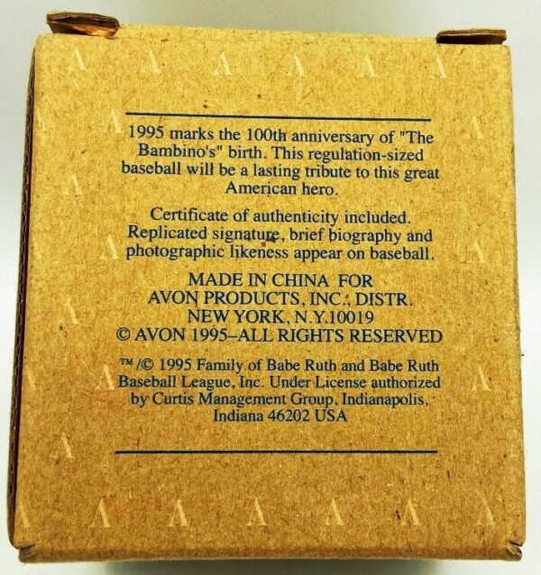 1995 Avon Babe Ruth 100th Anniversary (11) 1995 Avon Babe Ruth 100th Anniversary (11)