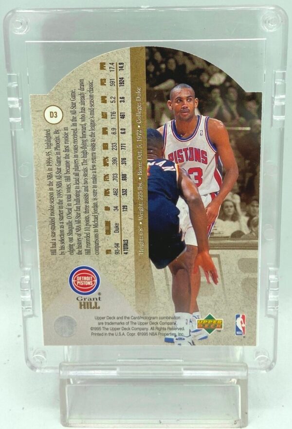 1995 SP Premier Die-Cut Grant Hill #D3 (3)