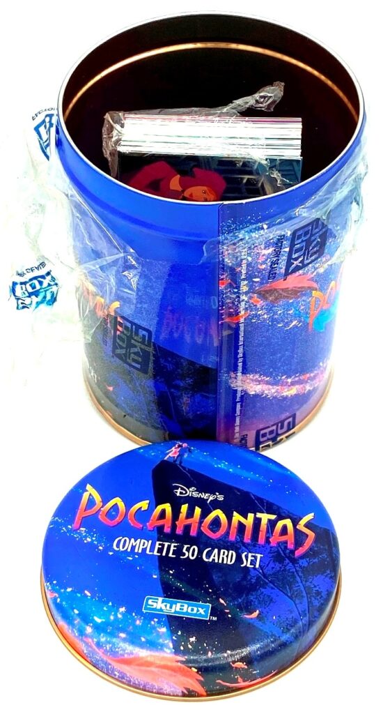 1995 Skybox Pocahontas Hobby Tin Set (10)