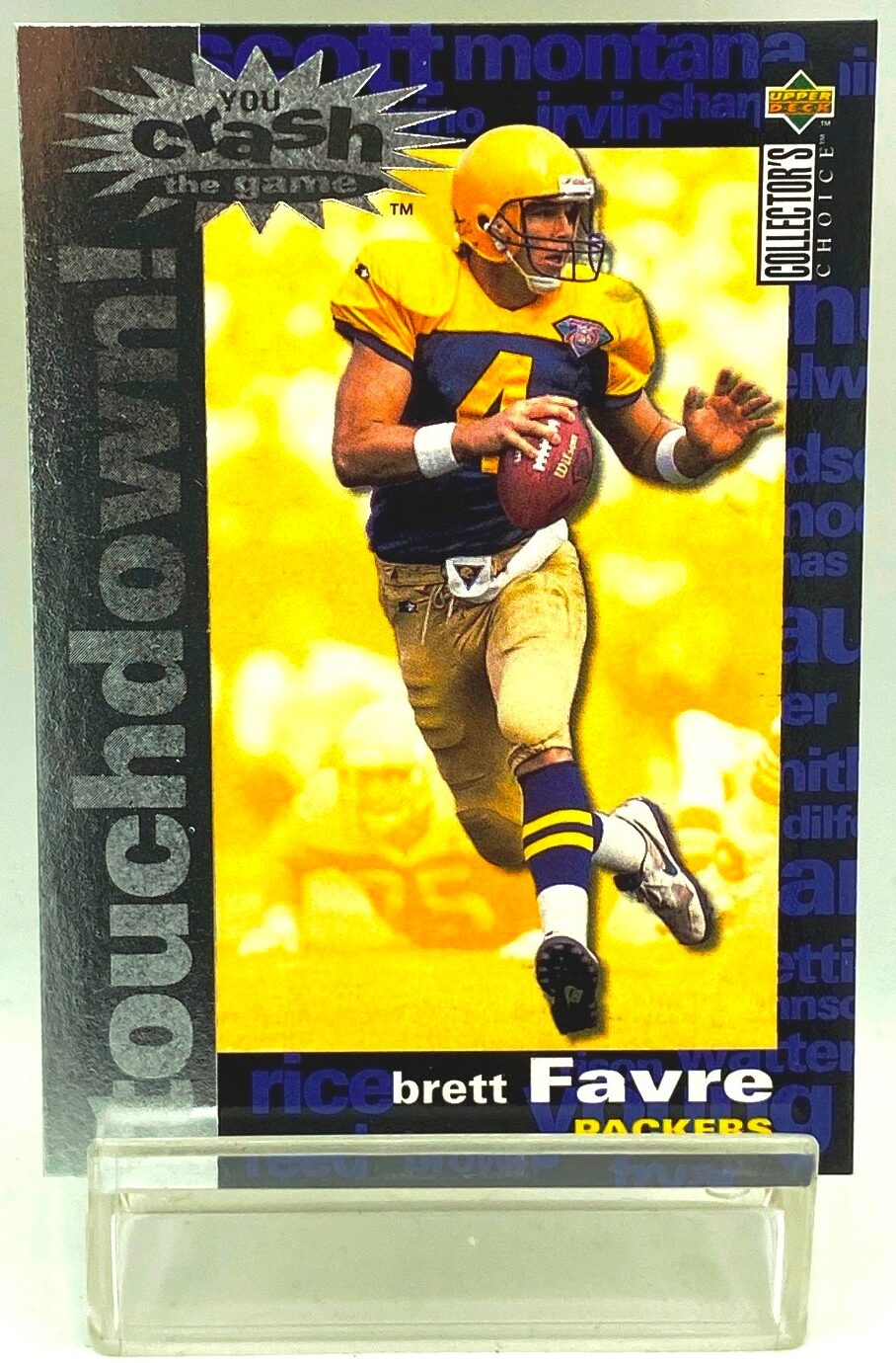 1995 UD Crash The Game STD Brett Favre (1)