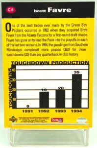1995 UD Crash The Game STD Brett Favre (2)