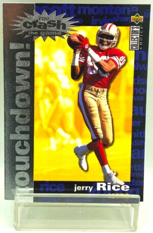 1995 UD Crash The Game STD Jerry Rice (1)