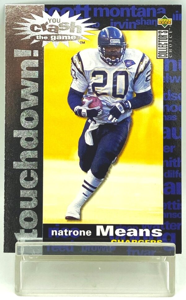 Vintage 1995 UD Collector's Choice You Crash The Game NFL Silver