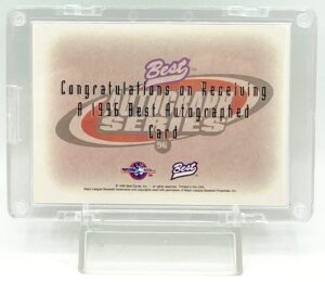 1996 Best Autograph Mark Redman (4)