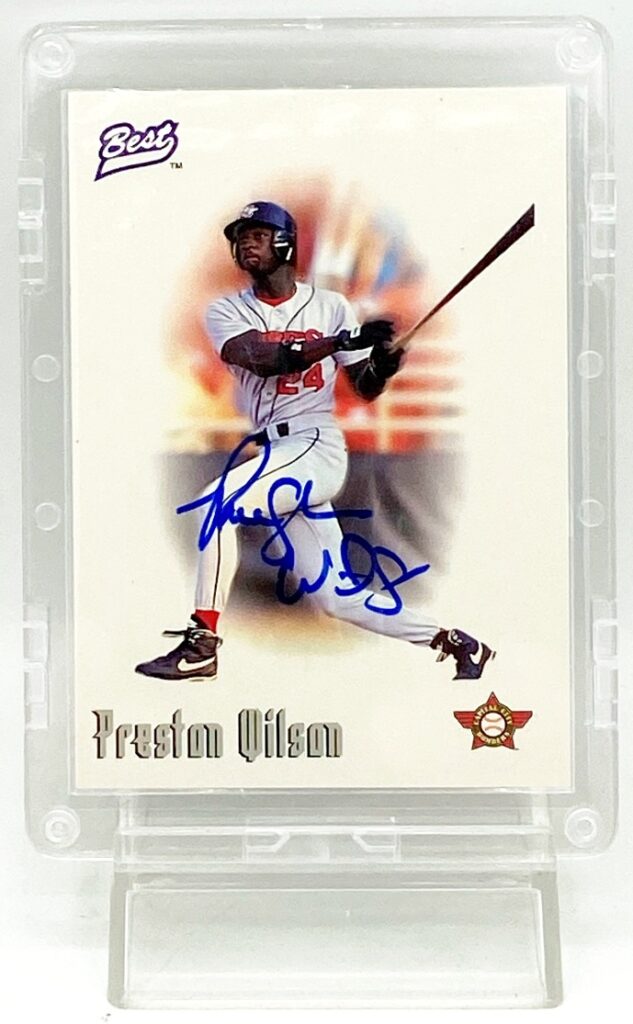 1996 Best Autograph Preston Wilson (1)
