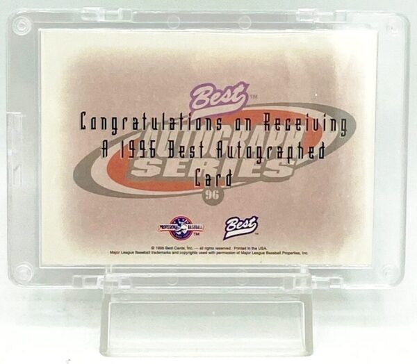 1996 Best Autograph Richard Almanzar (4)