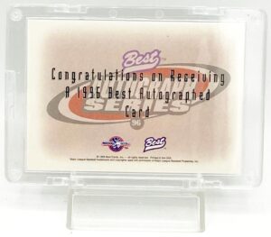 1996 Best Autograph Scott Spiezio (4)