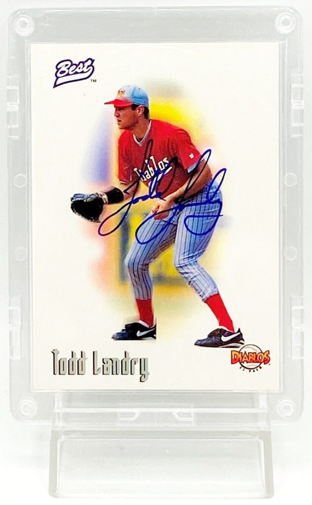1996 Best Autograph Todd Landry (1)
