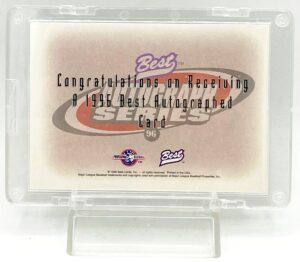 1996 Best Autograph Todd Landry (4)