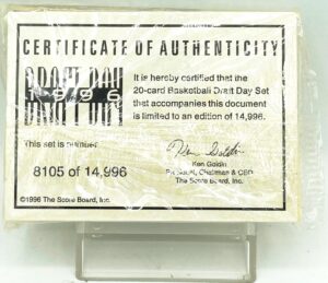 1996 Score Board Draft Day 20-Card Set (2)