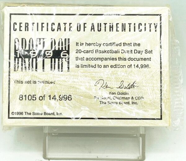1996 Score Board Draft Day 20-Card Set (2) 1996 Score Board Draft Day 20-Card Set (2)