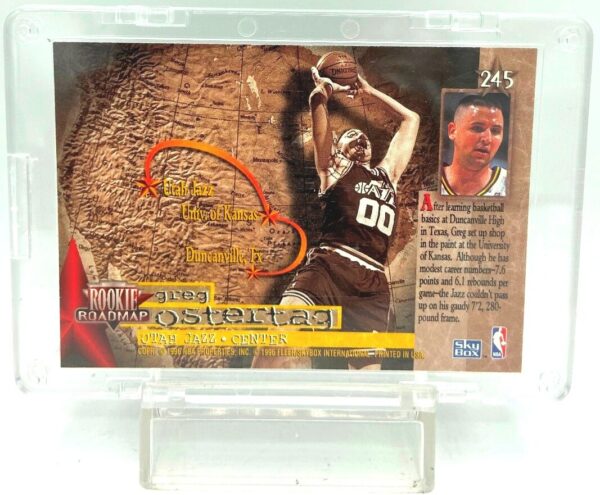 1996 Skybox RC Greg Ostertag #245 (2) 1996 Skybox RC Greg Ostertag #245 (2)