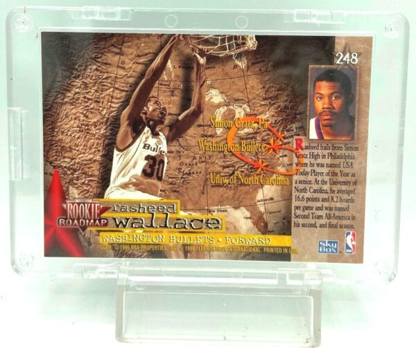 1996 Skybox RC Rasheed Wallace #248 (2)