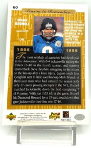 1996 UD NFL Mark Brunell #60 (2)