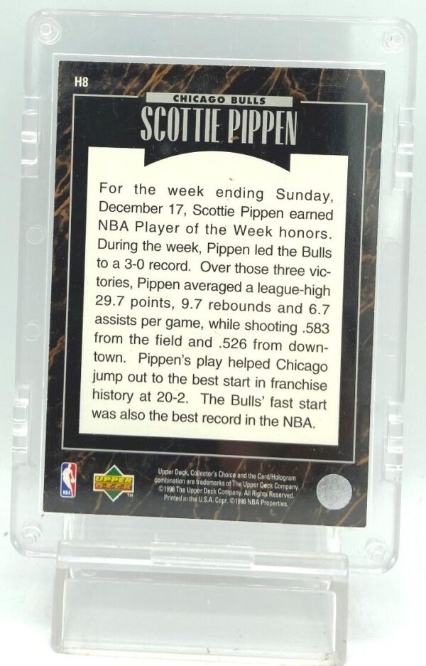 1996 UD Predictor Scottie Pippen H6 (2) 1996 UD Predictor Scottie Pippen H6 (2)