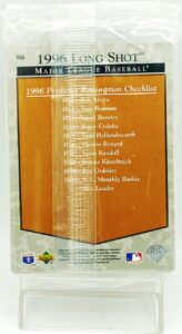1996 Upper Deck MLB Hobby Predictor Bob (2)