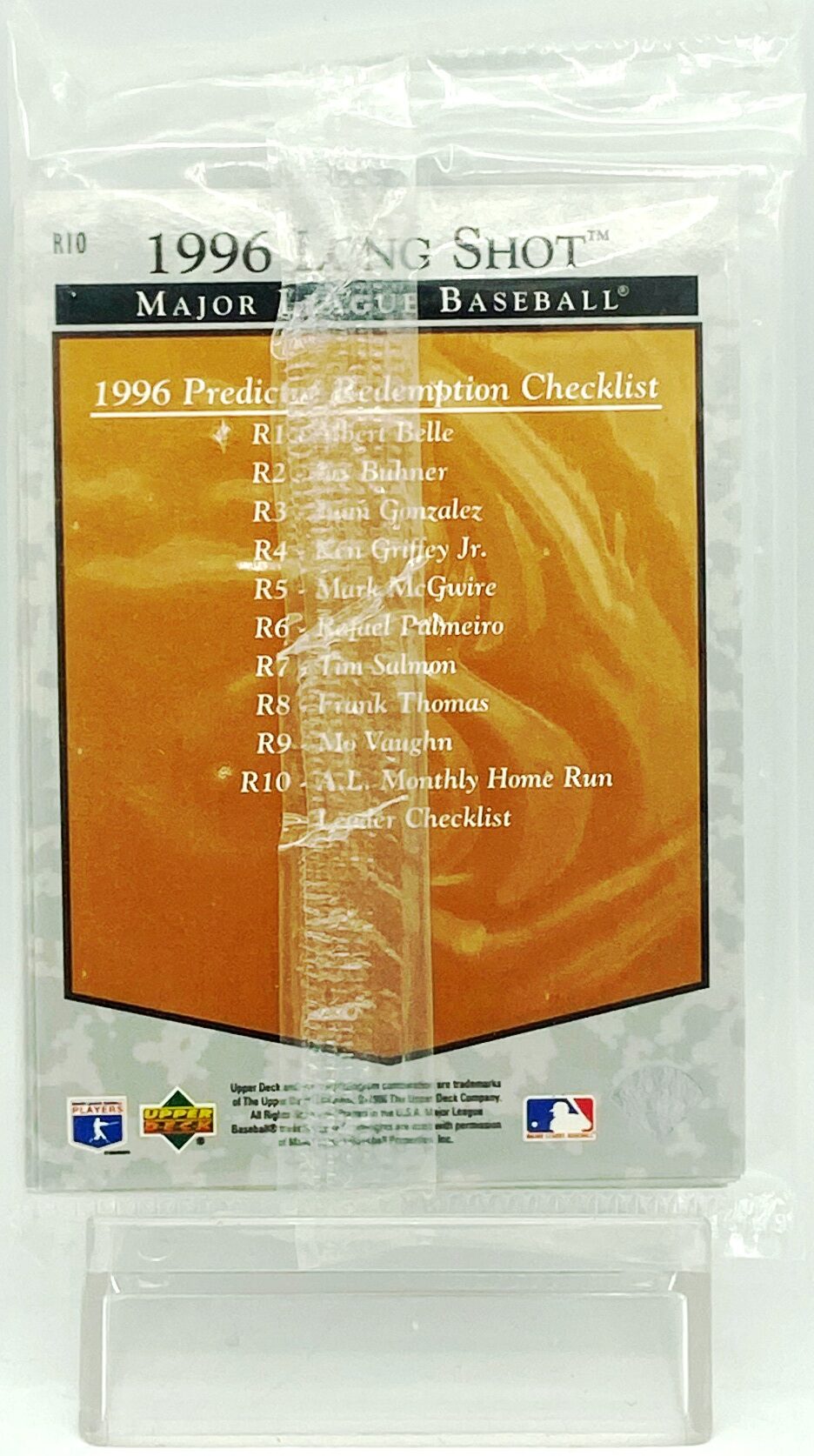 1996 Upper Deck MLB Predictor 1996 Belle (2)