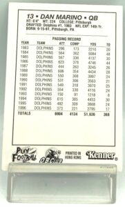 1997 Kenner SLU Card Dan Marino (2)