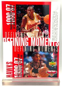 1998 UD Defining Moments Atlanta Hawks (2)