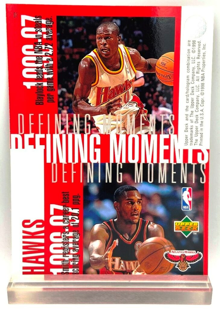 1998 UD Defining Moments Atlanta Hawks (2)