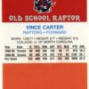 2000-01 Vince Carter (Old School-Correct Card Back)