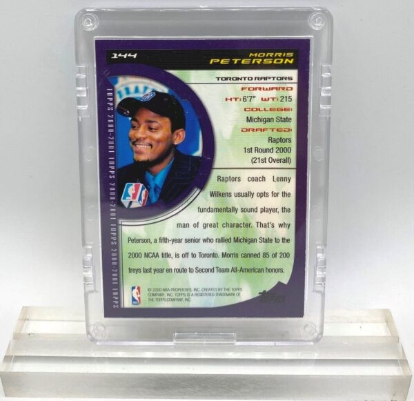 2000 Topps RC Morris Peterson Card #144 (2)