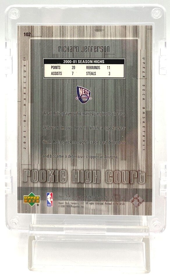 2001 UD Rookie High Court Richard Jefferson (5)