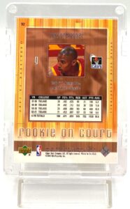 2001 UD Rookie On Court Jeff Trepagnier (5)